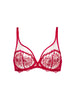 Intrigue Full Coverage Plunge - Opera Red
