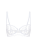 Intrigue Sheer Demi Bra White Simone Perele