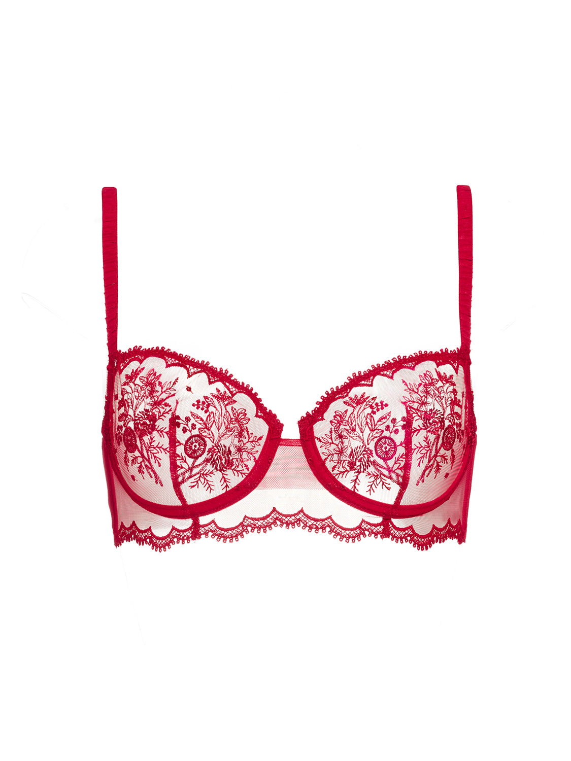 Intrigue Sheer Demi - Opera Red