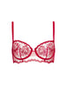 Intrigue Sheer Demi - Opera Red