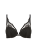 Intrigue Triangle Contour Bra Black Simone Perele