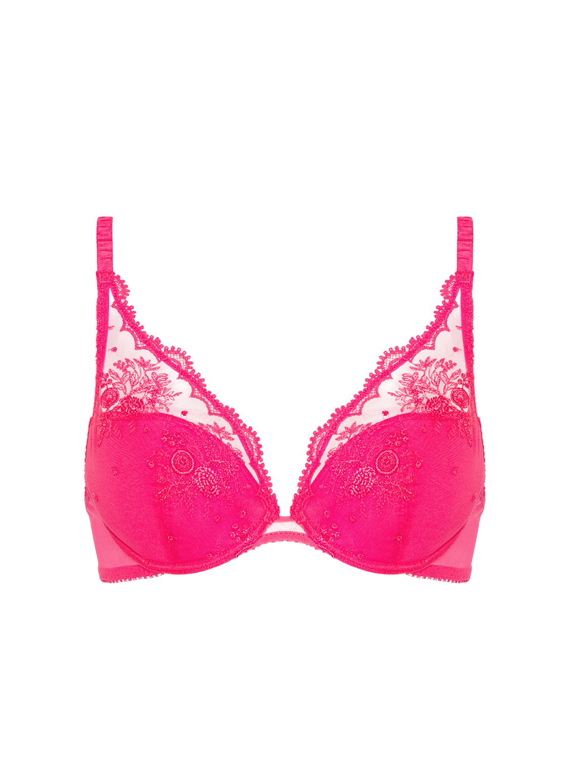 Intrigue Triangle Contour Bra Disco Pink Simone Perele