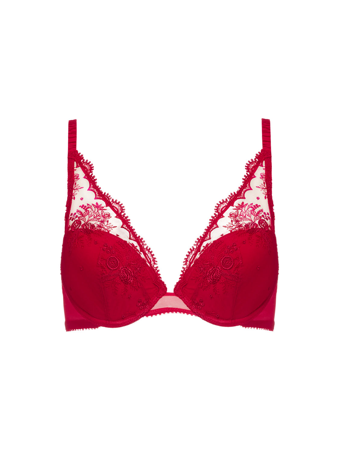 Intrigue Triangle Contour - Opera Red