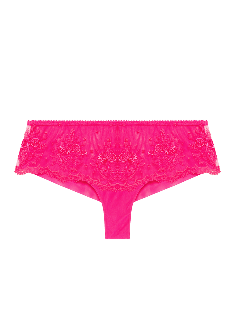 Intrigue Boyshort Panty Disco Pink Simone Perele