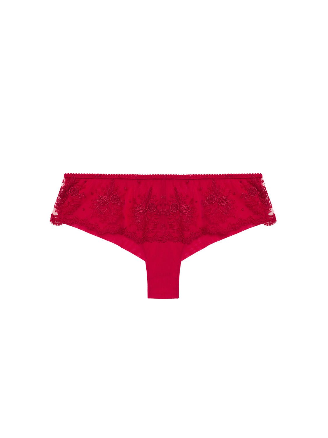 Intrigue Boyshort Panty Opera Red - Simone Perele
