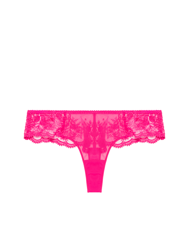 Intrigue Tanga Panty Disco Pink Simone Perele