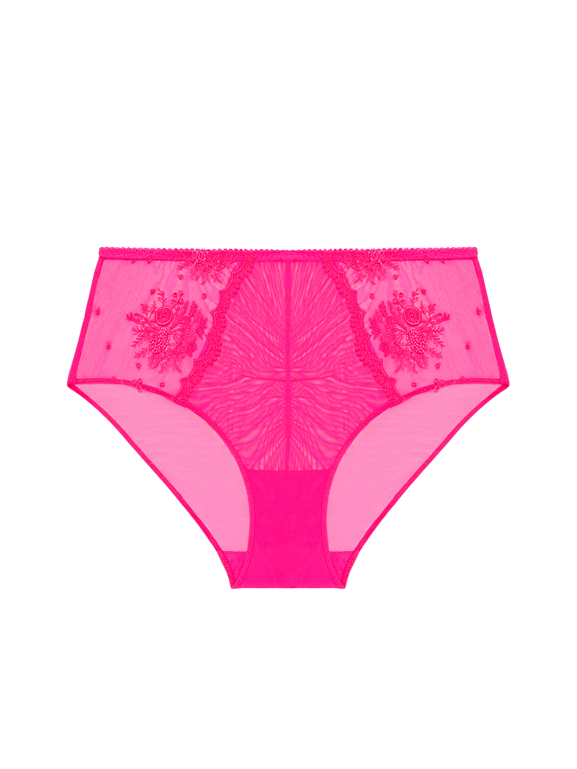 Intrigue Retro Brief Panty Disco Pink Simone Perele