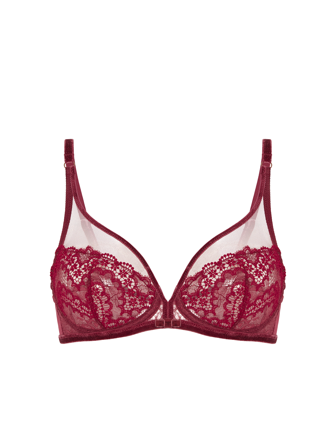 Scenario Full Coverage Plunge Spinel Red Simone Perele