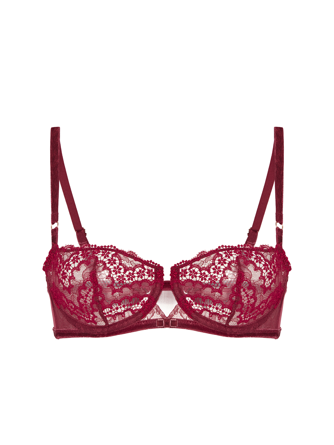 Scenario Sheer Demi Spinel Red Simone Perele