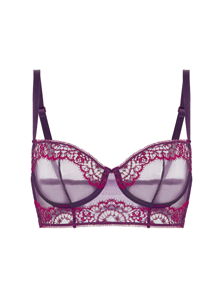 Celeste Sheer Demi Bra Euphoria Purple Simone Perele