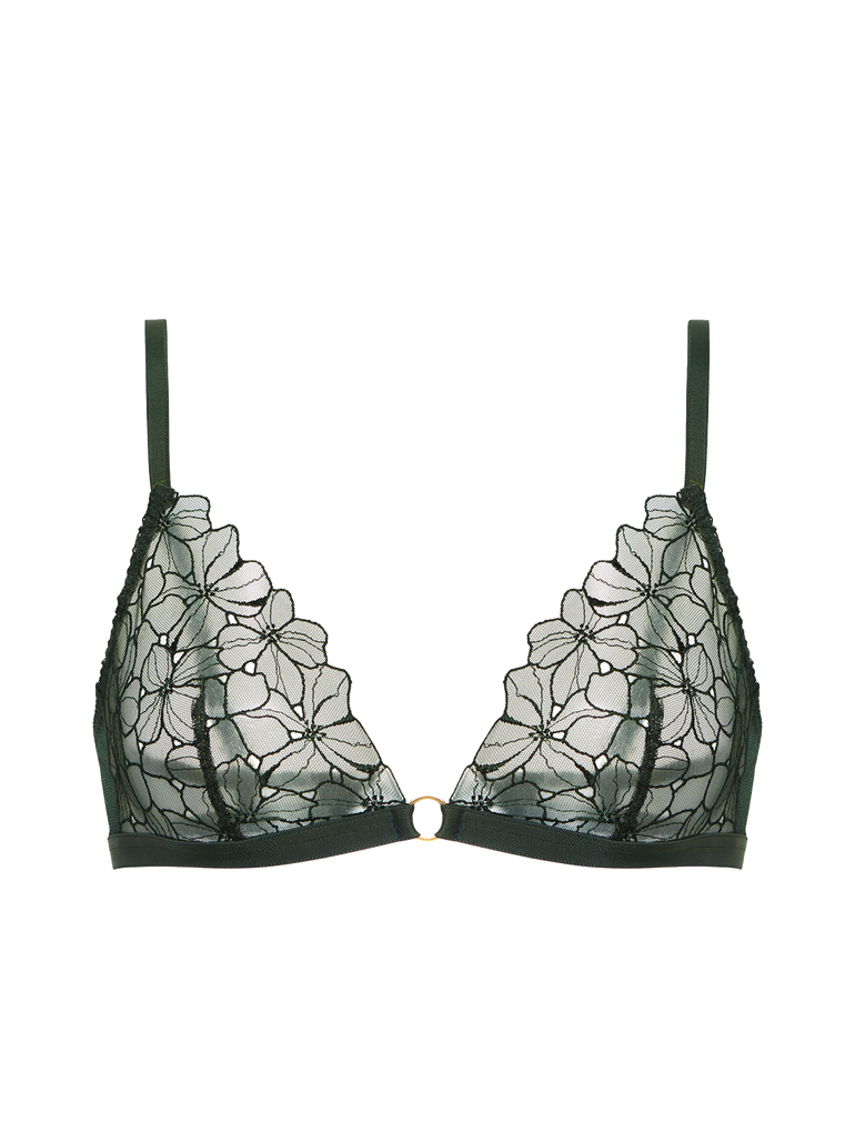 Jeanne Bralette Clover Green Simone Perele