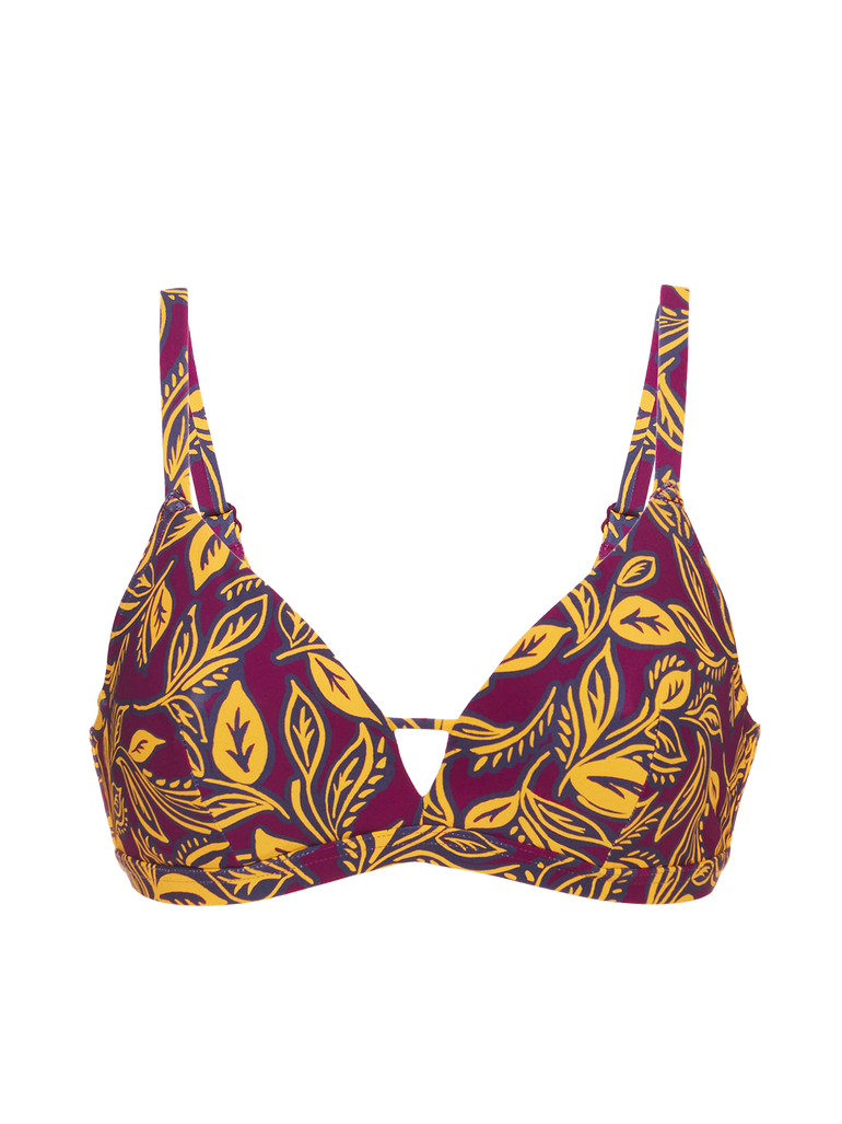 Melia Underwire Triangle Swim Agadir Purple Simone Perele