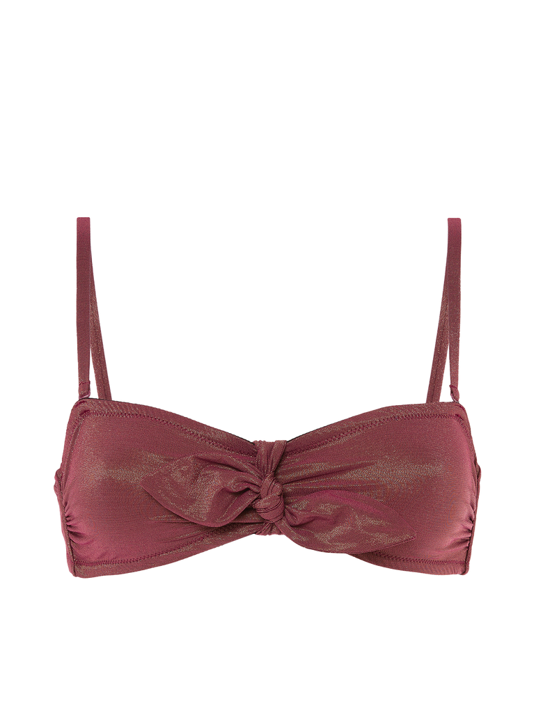 Daphné Wireless Bandeau Swim Lurex Dark Purple Simone Perele