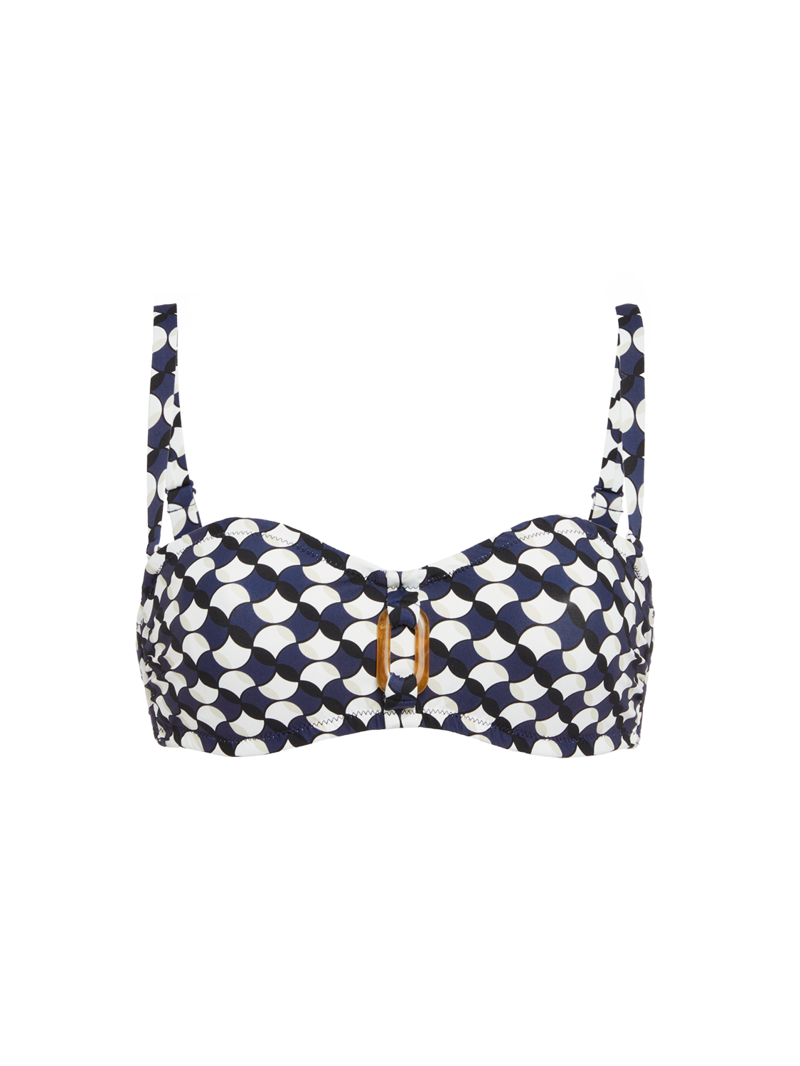 Magnetic Underwire Bandeau - Sailing Print