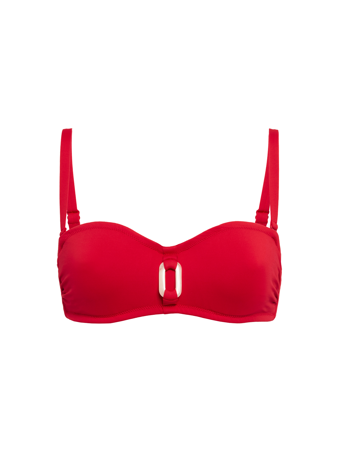 Magnetic Underwire Bandeau - Scarlet