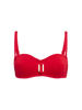 Magnetic Underwire Bandeau - Scarlet