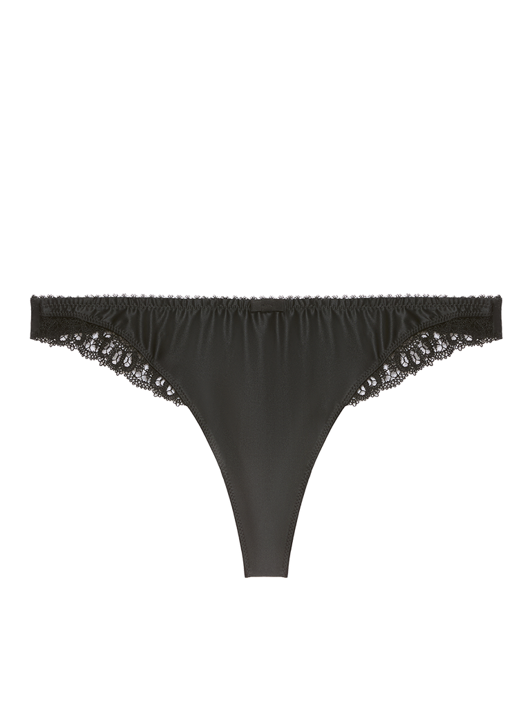 Symphonie Thong Black Simone Perele