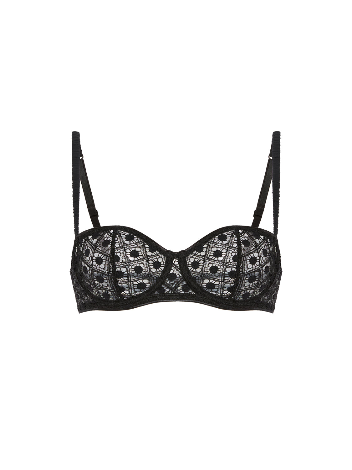 Apolline Sheer Demi- Black
