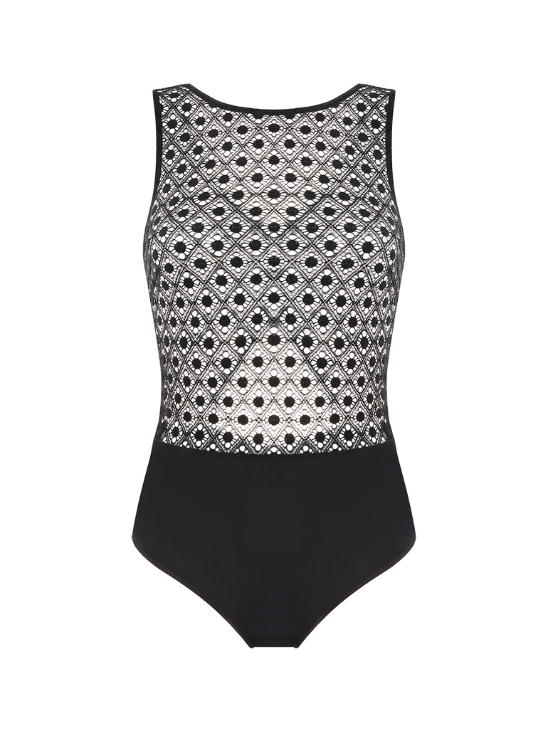 Apolline Bodysuit Black - Simone Perele 