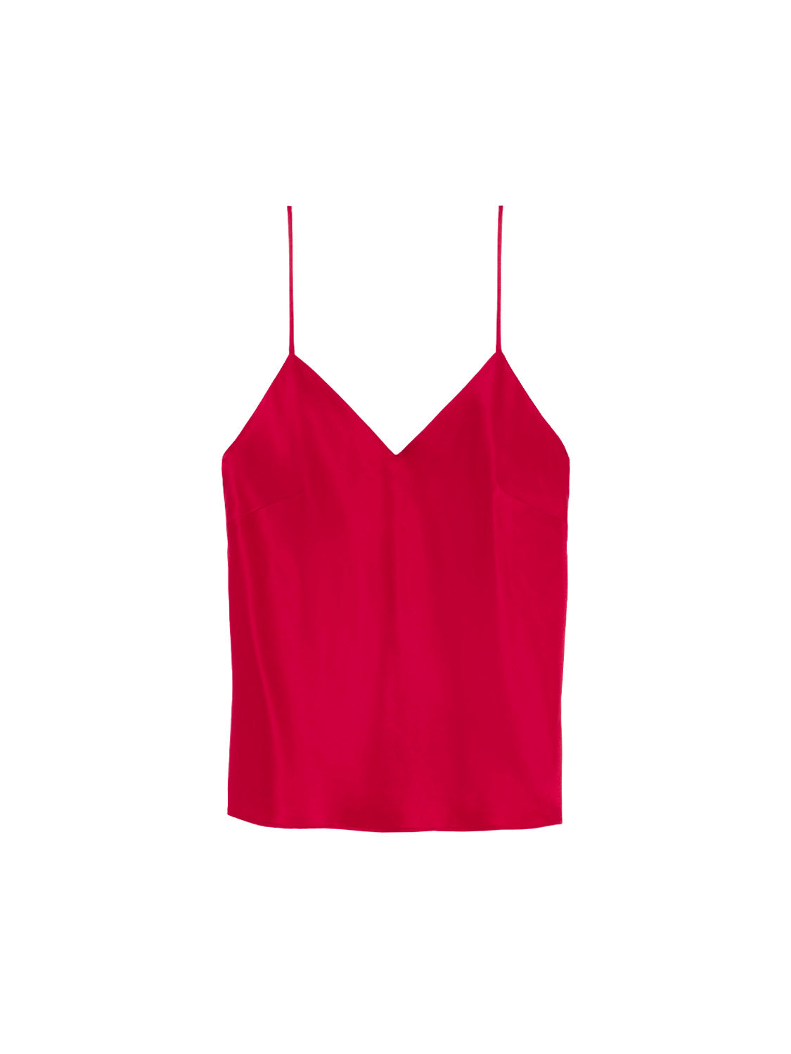 Love Me Silk Top - Opera Red