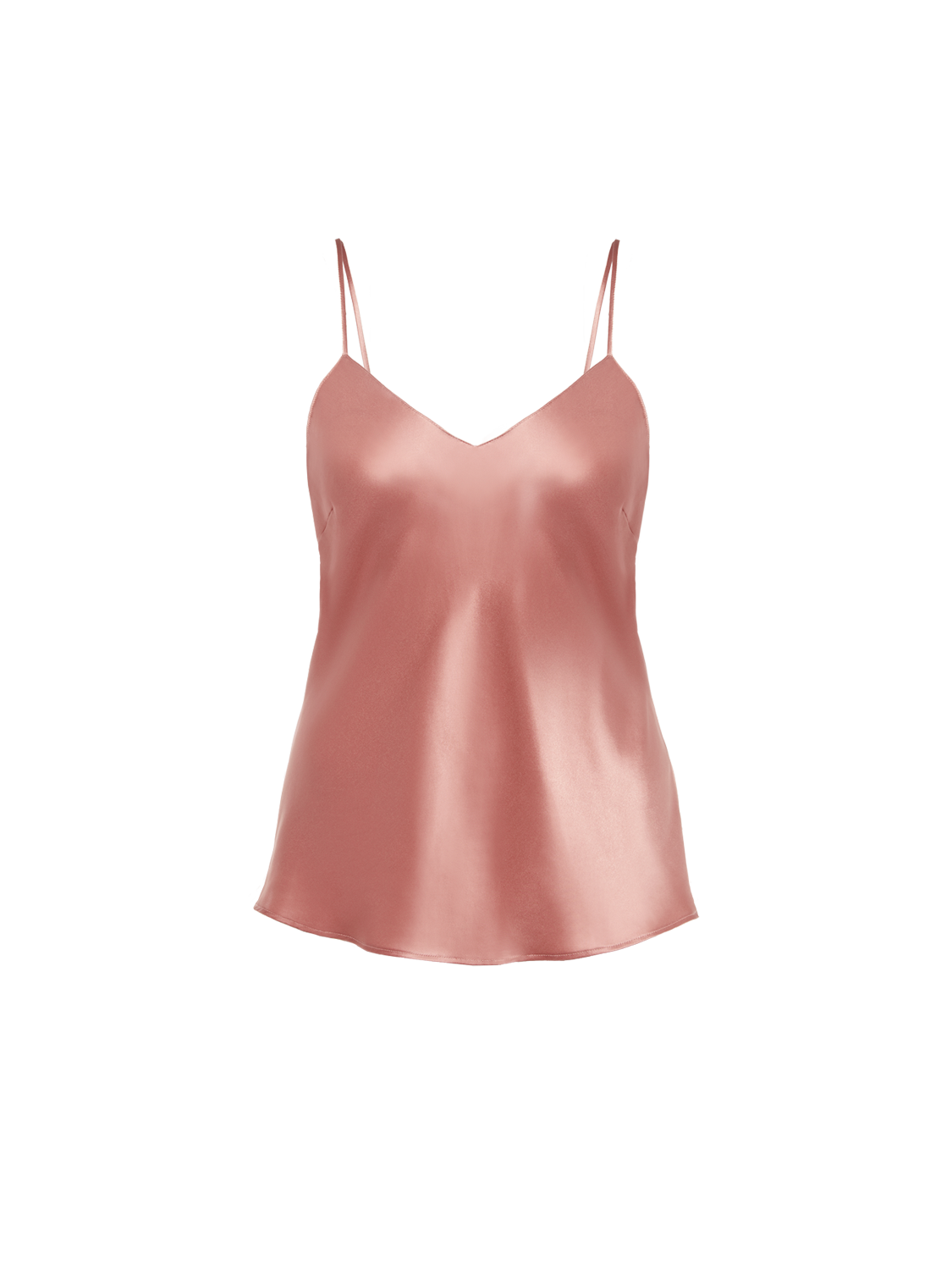 Love Me Silk Top - Smokey Pink