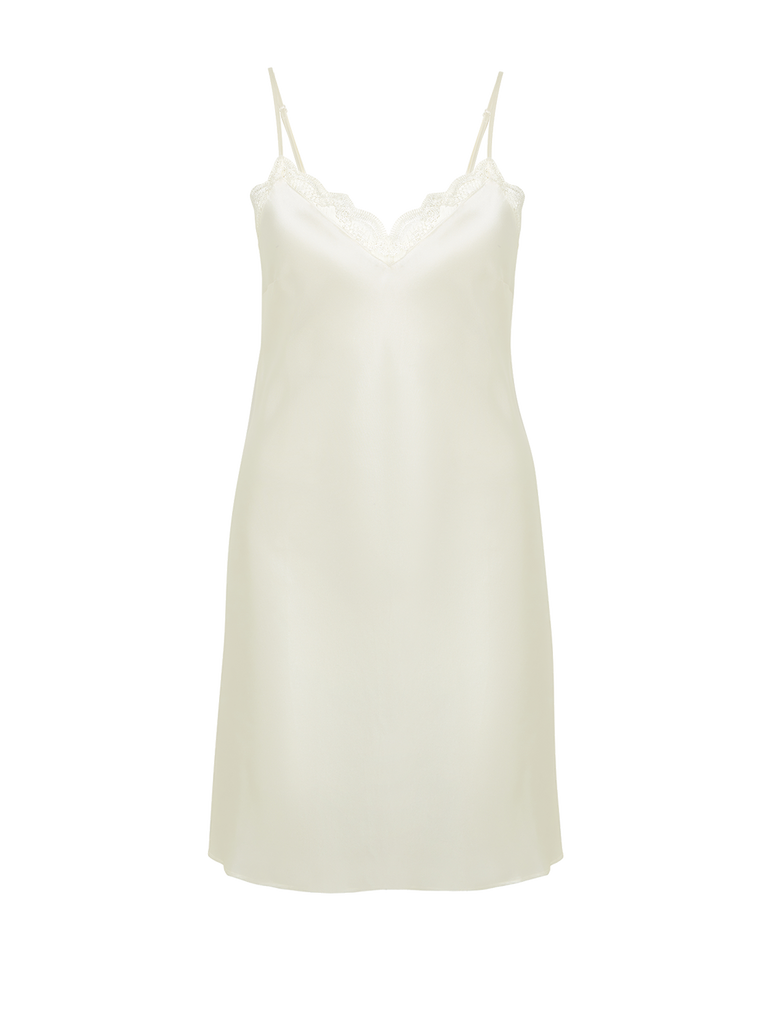 Love Me Silk Nightdress - Ivory - 3 (M) Love Me Silk Nightdress - Ivory - 3 (M)