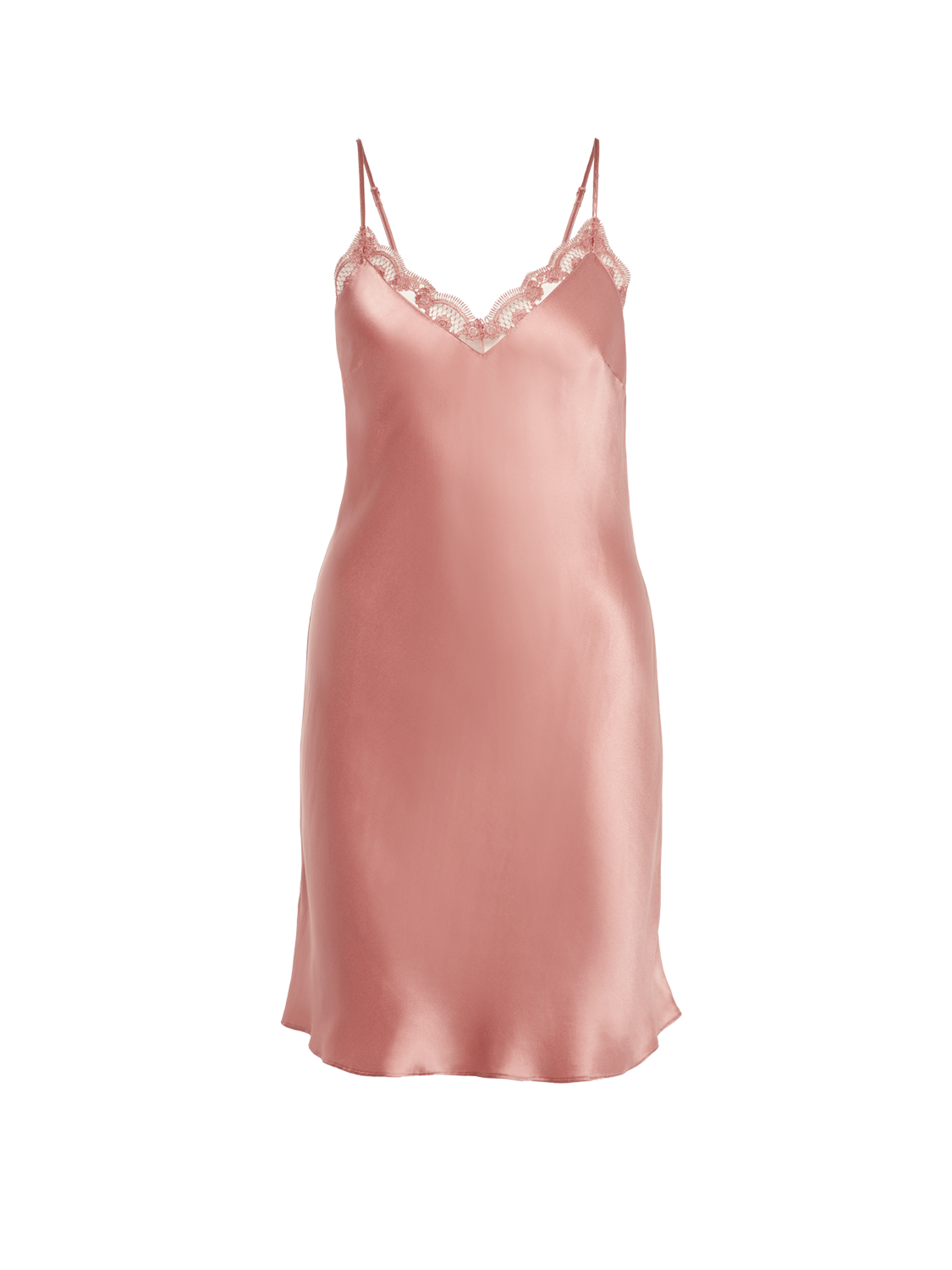 Love Me Silk Nightdress - Smokey Pink