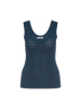 Pollen Sleeveless Tank - Oil Blue