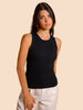 Garance Sleeveless Tank - Black