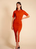 Garance Dress - Orange Pomegranate