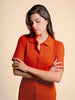 Garance Dress - Orange Pomegranate