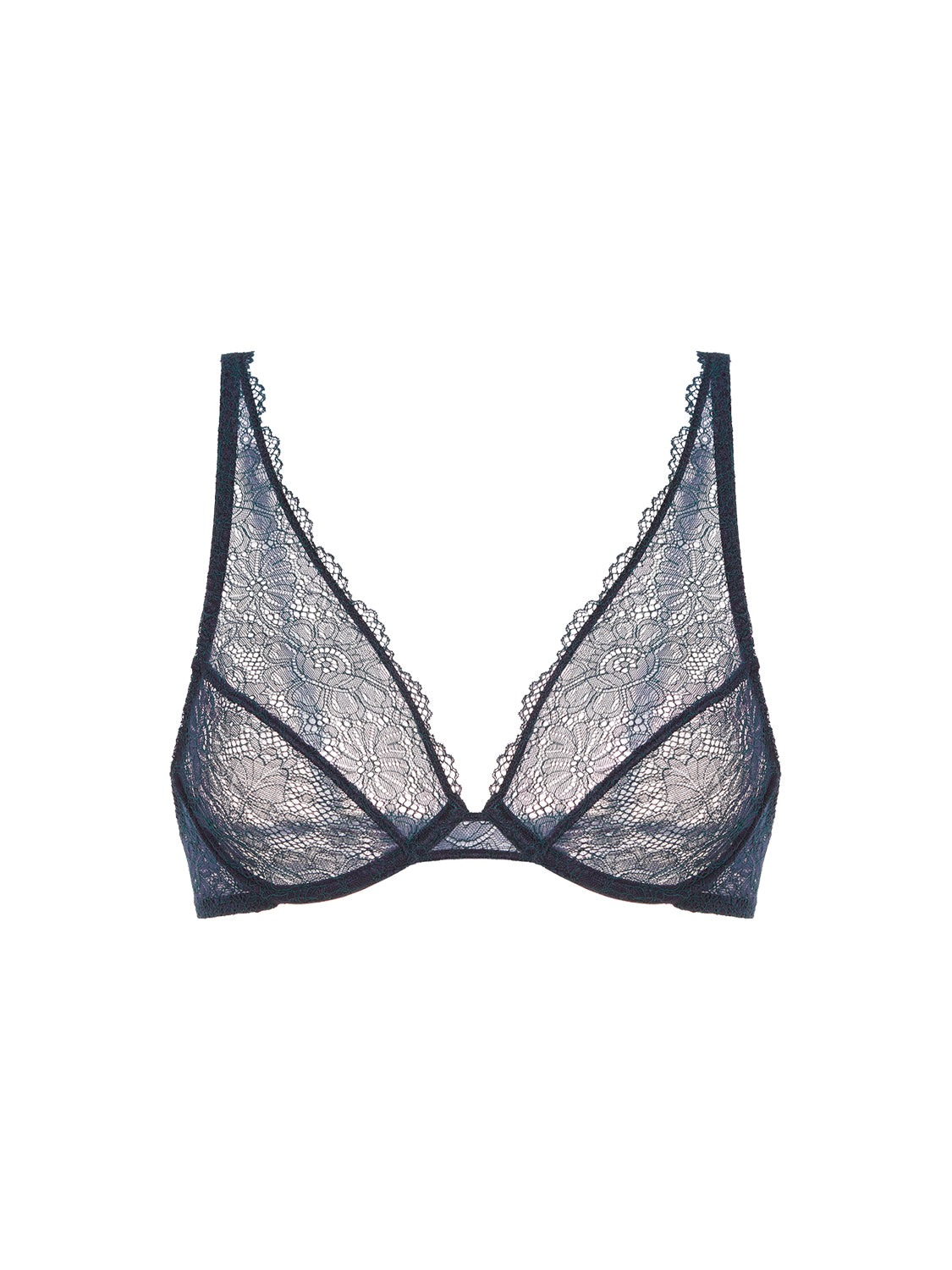 Poeme Underwire Triangle - Sapphire