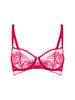 Romance Sheer Demi - Cranberry