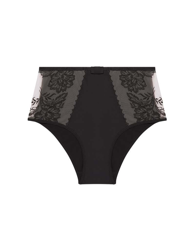 Romance Retro Brief Panty Black Simone Perele