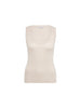 Elise Sleeveless Tank - Heathered Beige