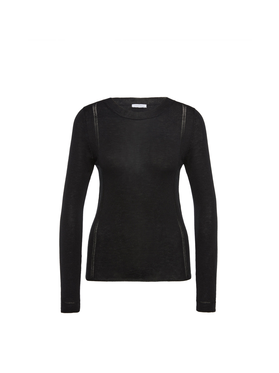 Elise Long Sleeve Top - Black