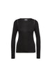 Elise Long Sleeve Top - Black
