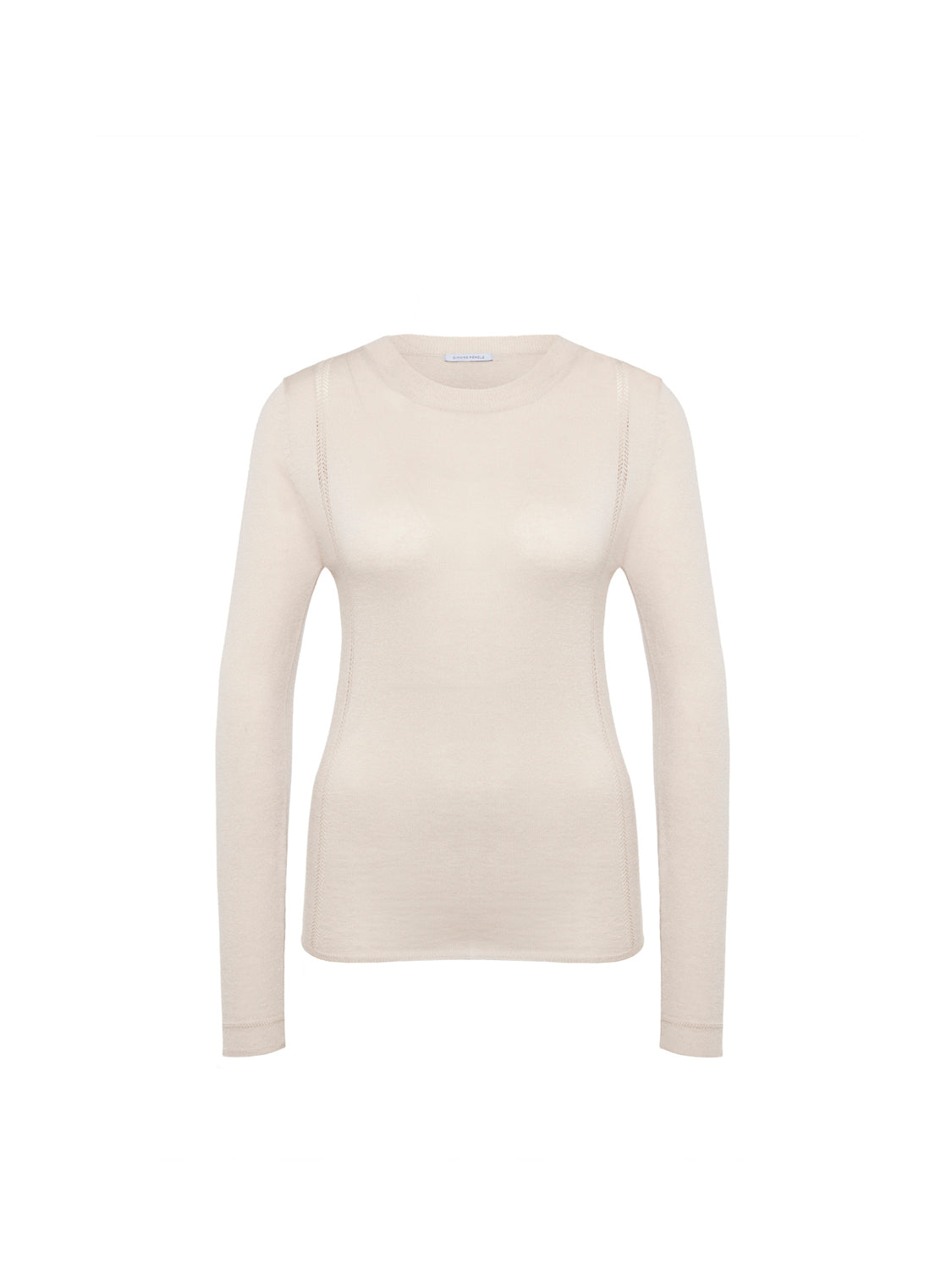 Elise Long Sleeve Top - Heathered Beige