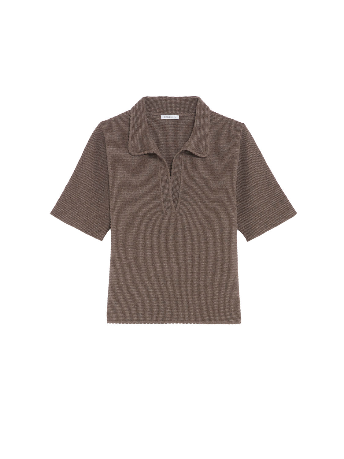 Lea Short Sleeve Top - Chestnut