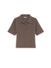 Lea Short Sleeve Top - Chestnut