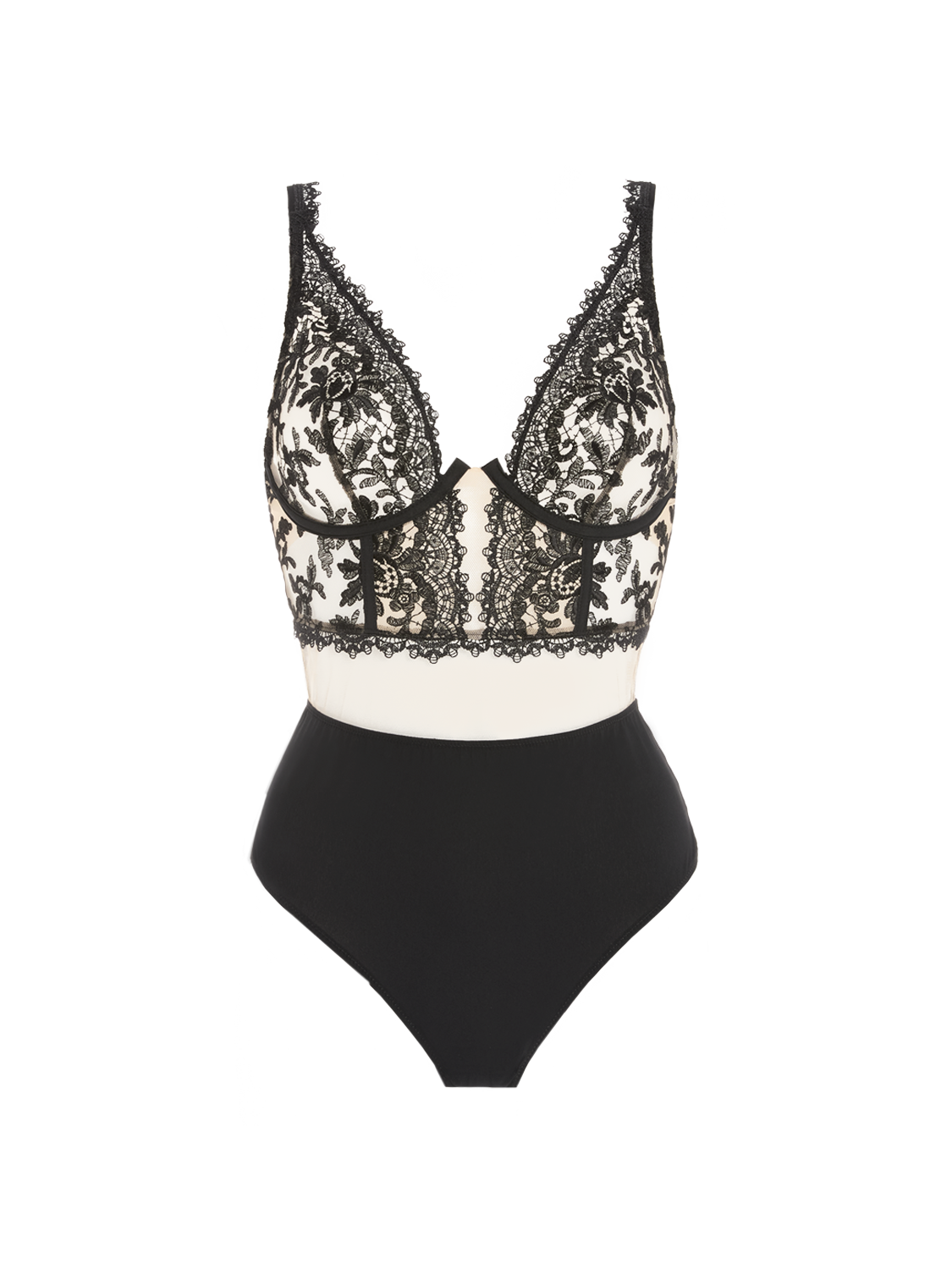 Fantasme Bodysuit Lingerie Light Tattoo Simone Perele