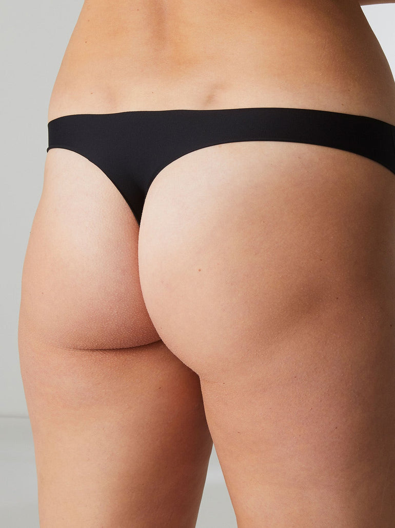 Uniq Thong Panty Black Simone Perele