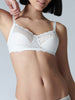 Caresse Wireless Triangle Bra Ivory Simone Perele