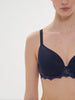 Caresse 3D Plunge Bra Ink Blue Simone Perele