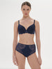 Caresse 3D Plunge Bra Ink Blue Simone Perele