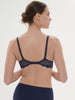 Caresse 3D Plunge Bra Ink Blue Simone Perele