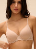 Caresse 3D Plunge Bra Peau Rose Simone Perele
