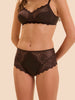 Caresse Retro Brief - Cocoa