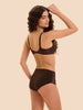 Caresse Retro Brief - Cocoa