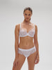 Wish Full Coverage Plunge Bra Crystal White Simone Perele